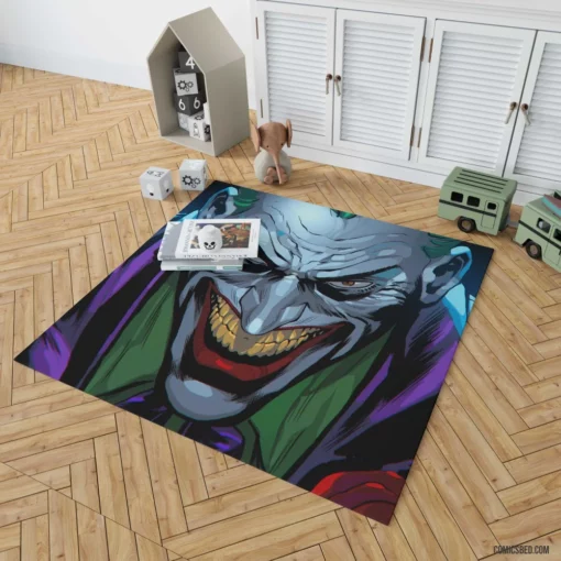 Mysterious Joker DC Emotions Unleashed Comic Rug 1