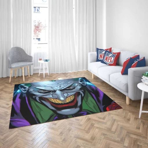 Mysterious Joker DC Emotions Unleashed Comic Rug 2