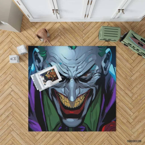 Mysterious Joker DC Emotions Unleashed Comic Rug