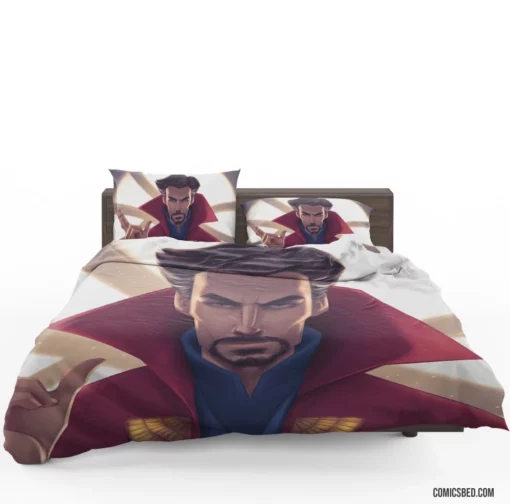 Mystic Arts Unleashed Marvel Doctor Strange Comic Bedding Set