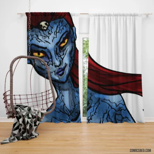 Mystique Marvel Shapeshifter Comic Curtain