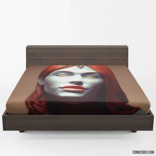 Mystique Shape-Shifting Spy Comic Fitted Sheet