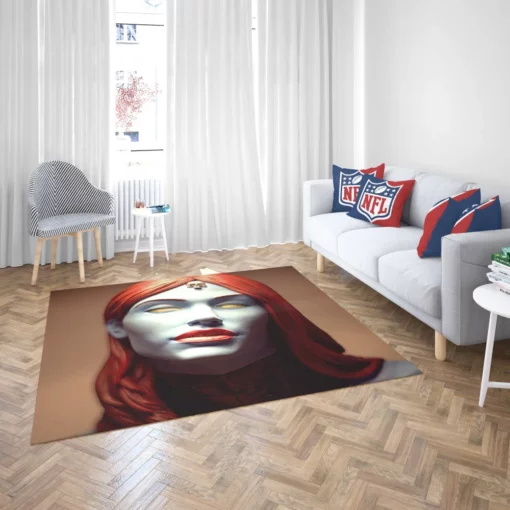 Mystique Shape-Shifting Spy Comic Rug 2