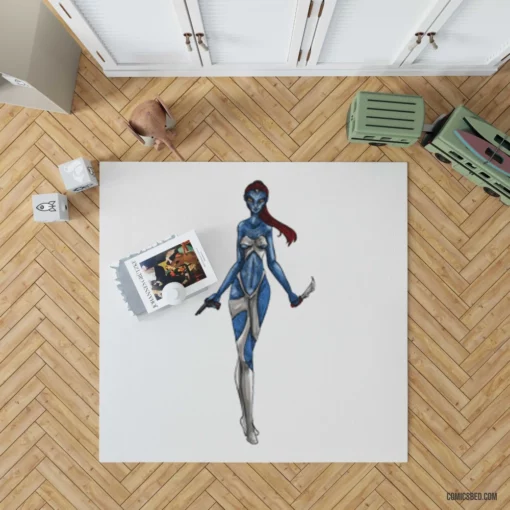 Mystique Shapeshifting Enigma Comic Rug