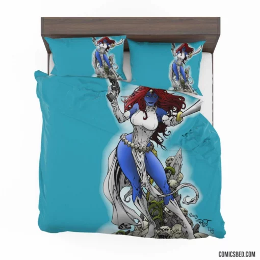 Mystique Shapeshifting Marvel Villain Comic Bedding Set 1