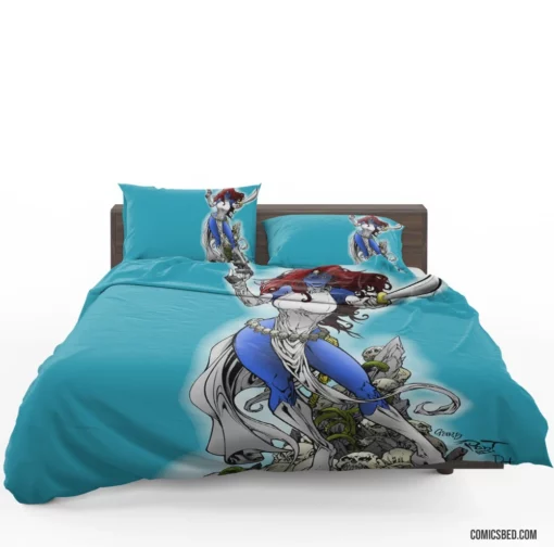 Mystique Shapeshifting Marvel Villain Comic Bedding Set