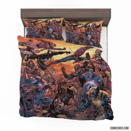 New Avengers Earth Mightiest Reborn Comic Bedding Set 1