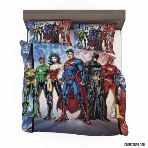 New Justice League Iconic Team Comic Bedding Set 1