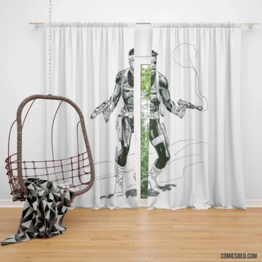 Nick Fury S.H.I.E.L.D. Leader Comic Curtain