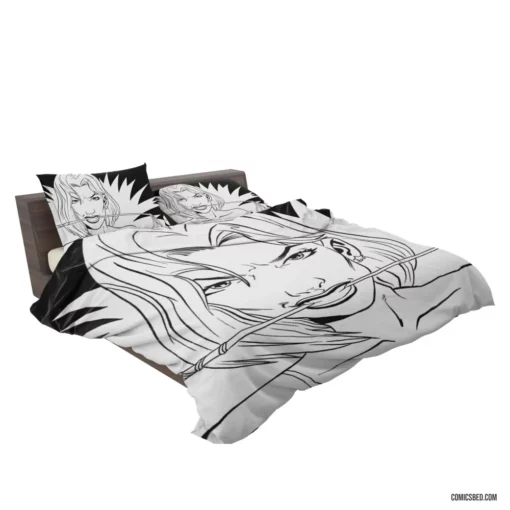 Night of Terror Strippers Face Werewolves Comic Bedding Set 2