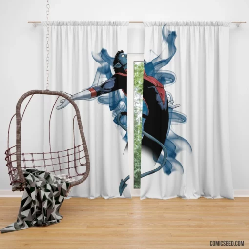 Nightcrawler Teleporting Hero Comic Curtain