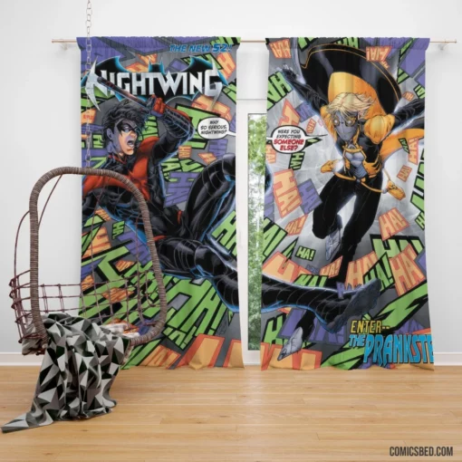 Nightwing Chronicles Blüdhaven Watcher Comic Curtain