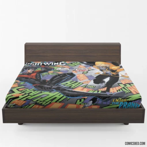 Nightwing Chronicles Blüdhaven Watcher Comic Fitted Sheet