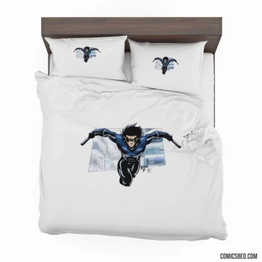 Nightwing Chronicles Dark Avenger Tale Comic Bedding Set 1