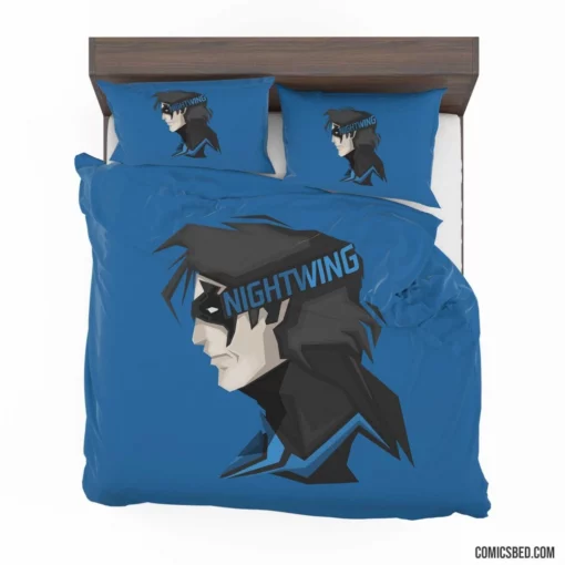 Nightwing Chronicles Gotham Hero Comic Bedding Set 1