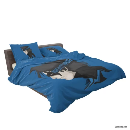 Nightwing Chronicles Gotham Hero Comic Bedding Set 2