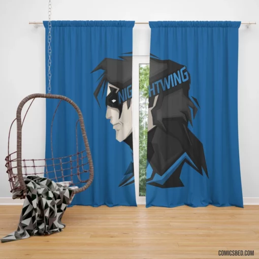 Nightwing Chronicles Gotham Hero Comic Curtain