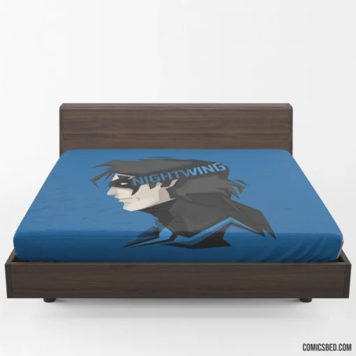 Nightwing Chronicles Gotham Hero Comic Fitted Sheet