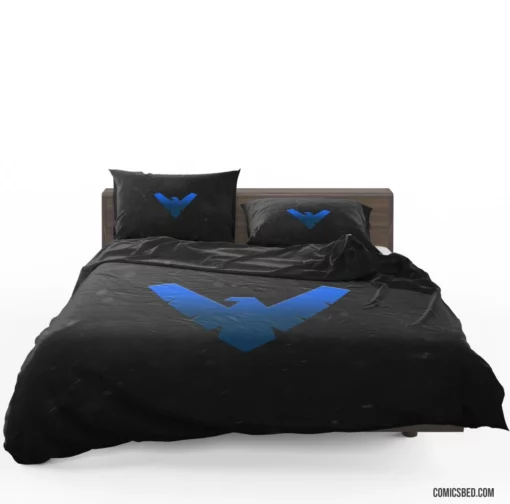 Nightwing DC Acrobatic Hero Comic Bedding Set