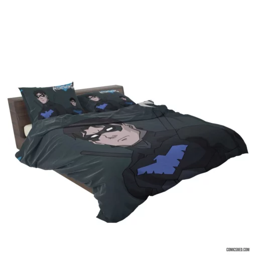 Nightwing DC Agile Night Guardian Comic Bedding Set 2