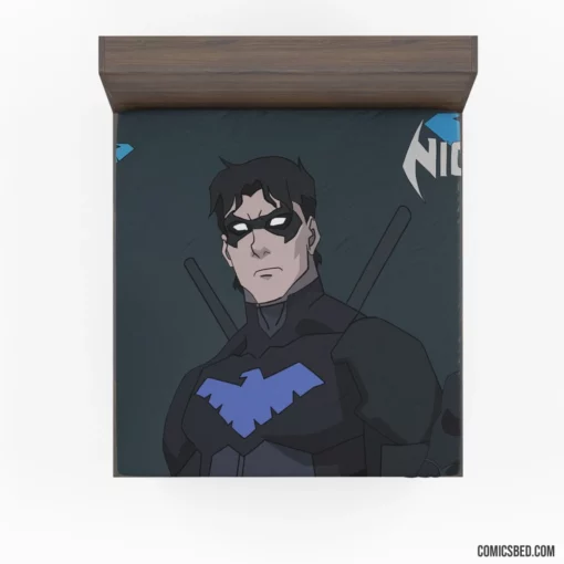 Nightwing DC Agile Night Guardian Comic Fitted Sheet 1