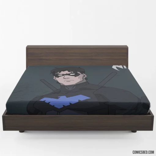 Nightwing DC Agile Night Guardian Comic Fitted Sheet