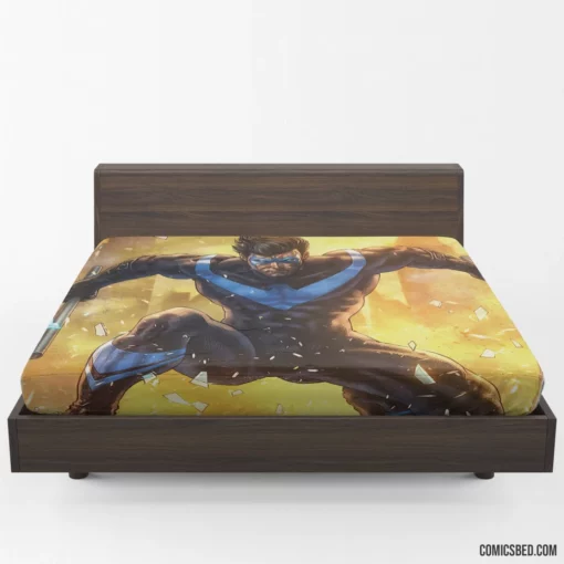 Nightwing DC Agile Nighttime Hero Comic Fitted Sheet