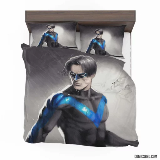 Nightwing DC Agile Vigilante Comic Bedding Set 1