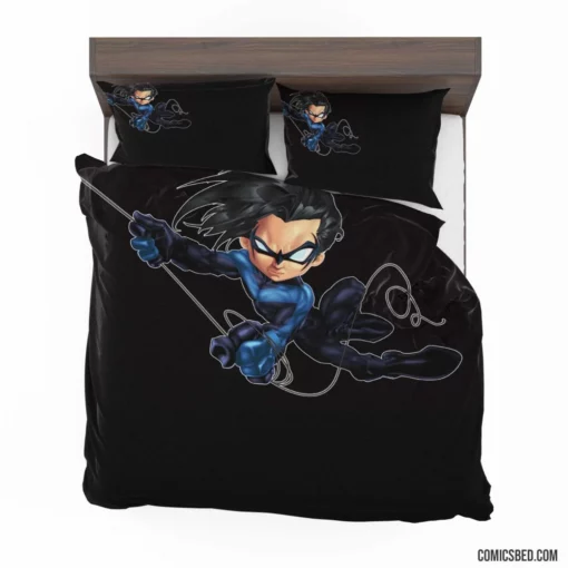 Nightwing DC Nighttime Guardian Comic Bedding Set 1