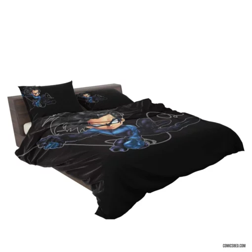 Nightwing DC Nighttime Guardian Comic Bedding Set 2