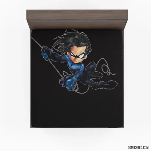 Nightwing DC Nighttime Guardian Comic Fitted Sheet 1