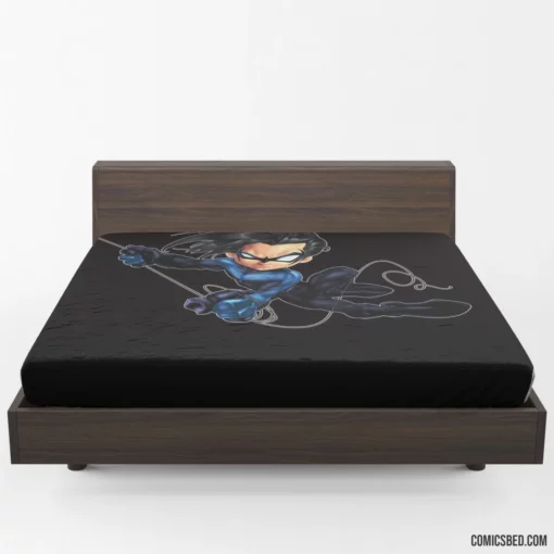 Nightwing DC Nighttime Guardian Comic Fitted Sheet