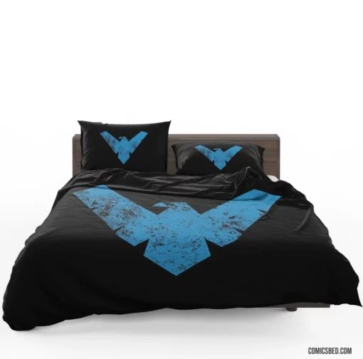 Nightwing DC Vigilante Hero Comic Bedding Set