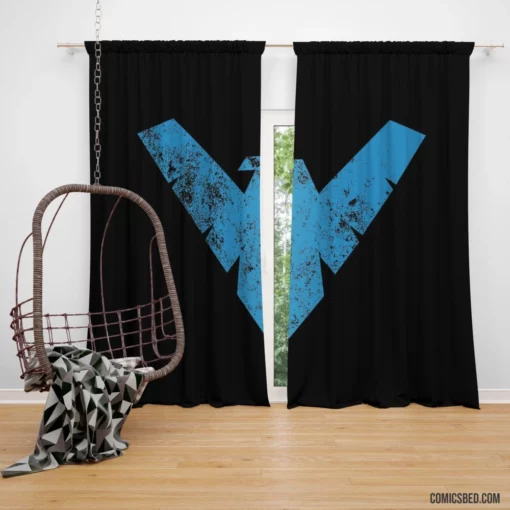 Nightwing DC Vigilante Hero Comic Curtain