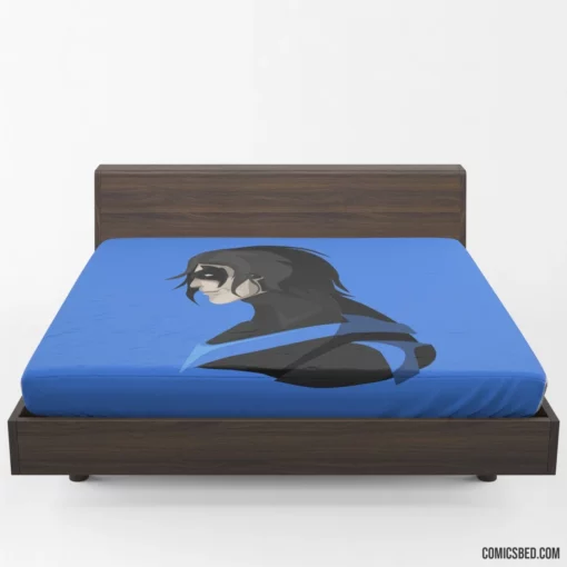 Nightwing Dynamic Dark Protector Comic Fitted Sheet