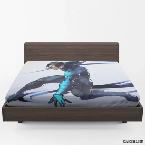 Nightwing Gotham Flying Vigilante Comic Fitted Sheet