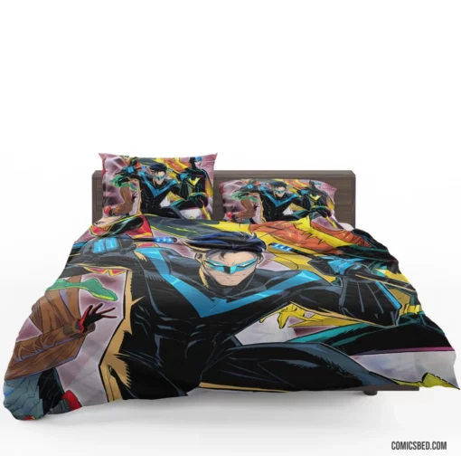 Nightwing Legacy of the Bat Comic Bedding Set