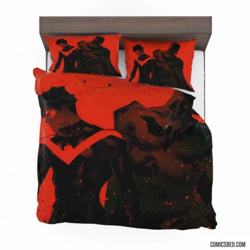 Nightwing Return Batman Ally Comic Bedding Set 1