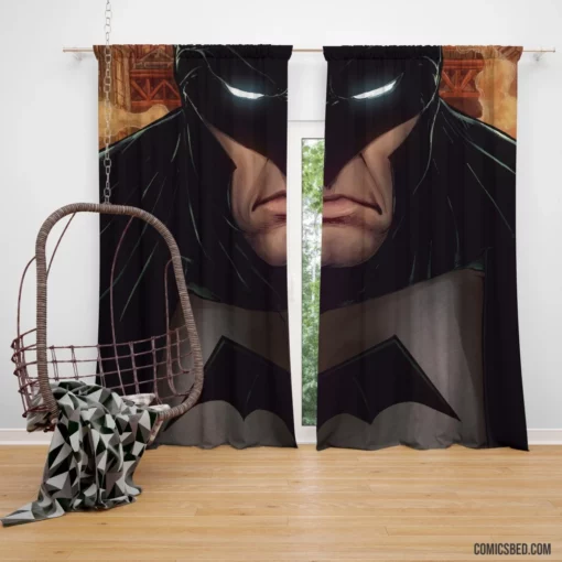 Nocturnal Crusader The Batman Comic Curtain