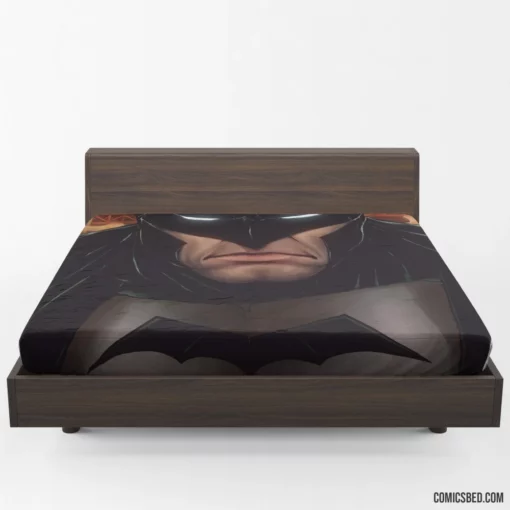 Nocturnal Crusader The Batman Comic Fitted Sheet