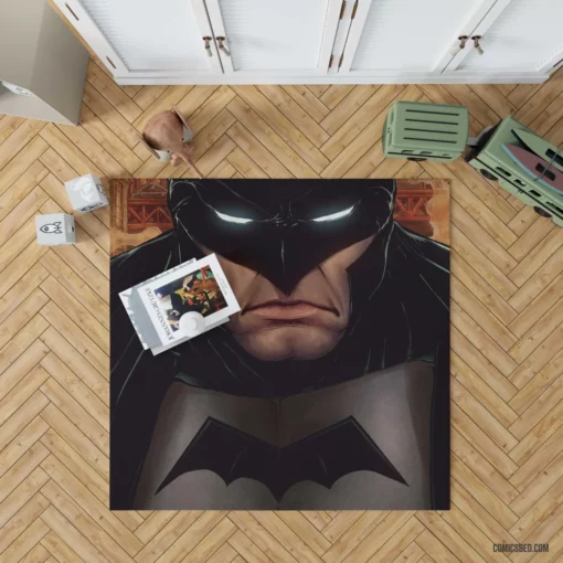 Nocturnal Crusader The Batman Comic Rug