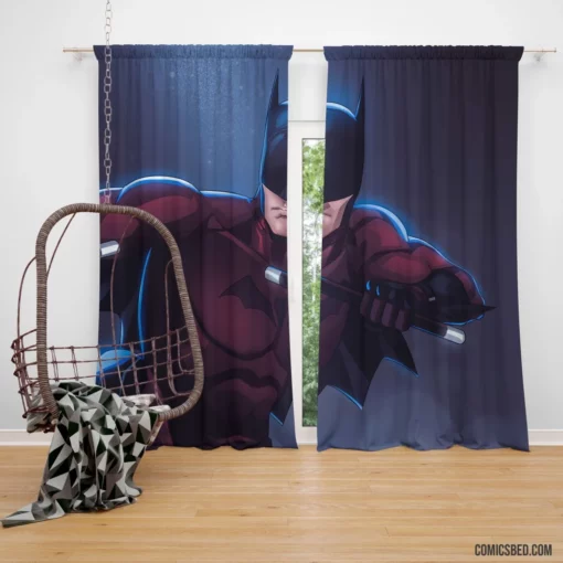 Nocturnal Protector Batman Reign Comic Curtain