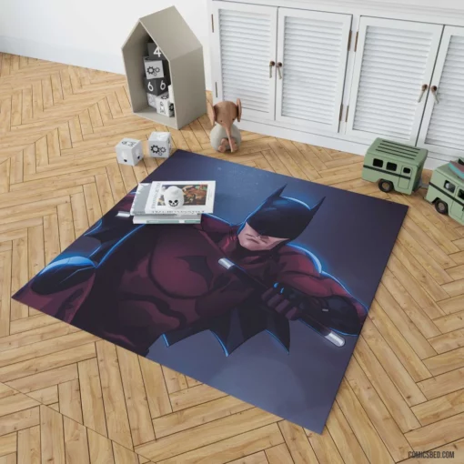 Nocturnal Protector Batman Reign Comic Rug 1