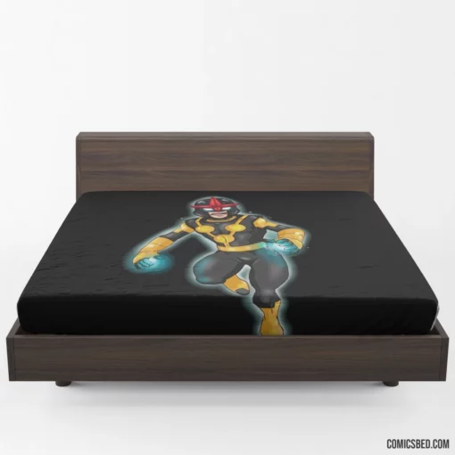 Nova Cosmic Adventurer Comic Fitted Sheet