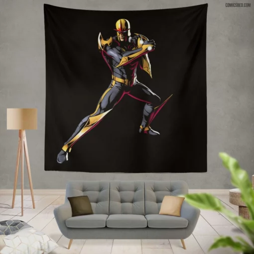 Nova Cosmic Hero Chronicles Comic Wall Tapestry