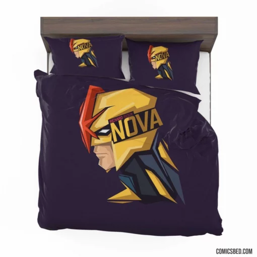 Nova Galactic Guardian Unveiled Comic Bedding Set 1