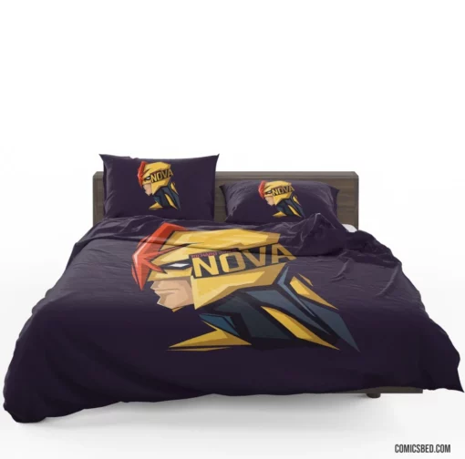 Nova Galactic Guardian Unveiled Comic Bedding Set