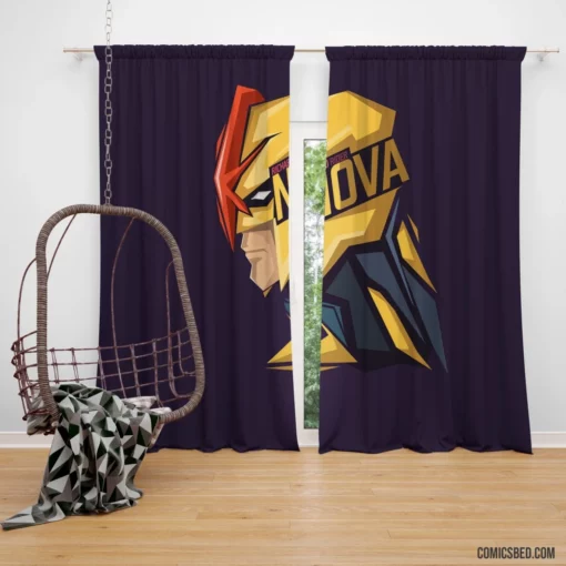 Nova Galactic Guardian Unveiled Comic Curtain