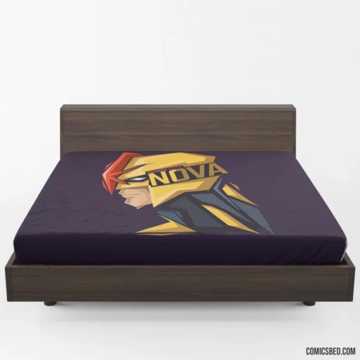 Nova Galactic Guardian Unveiled Comic Fitted Sheet