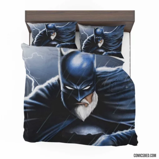 Older Batman with a White Beard Comic Bedding Set 1